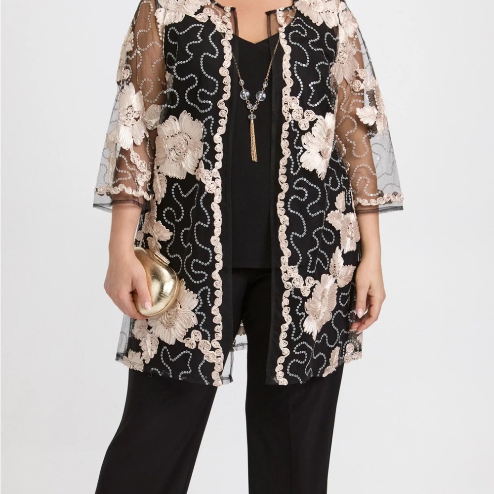 Floral Embroidered Jacket